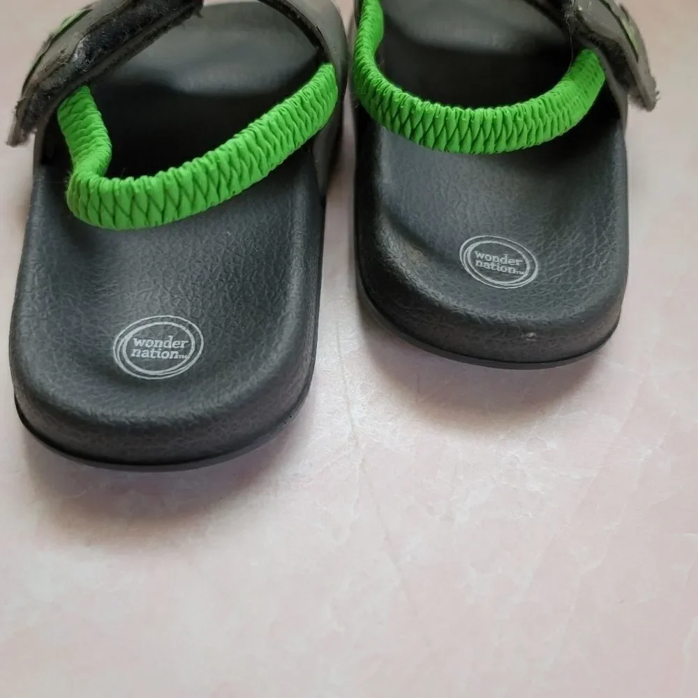 Baby Boy shark sandals open toe slingback summer